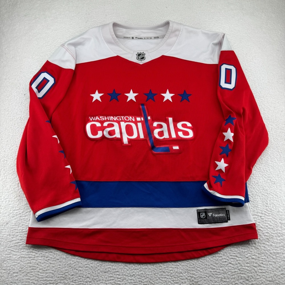 Fanatics Washington Capital Braden Holtby #70 Throwback Jersey Mens 2XL Red Sewn